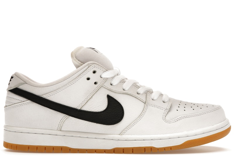 Nike sb dunk low orange label white on sale