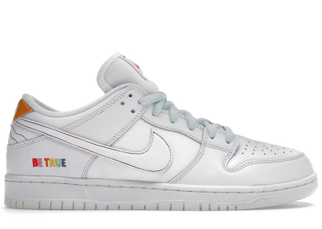 Pre-owned Nike Sb Dunk Low Pro Be True In White/multi