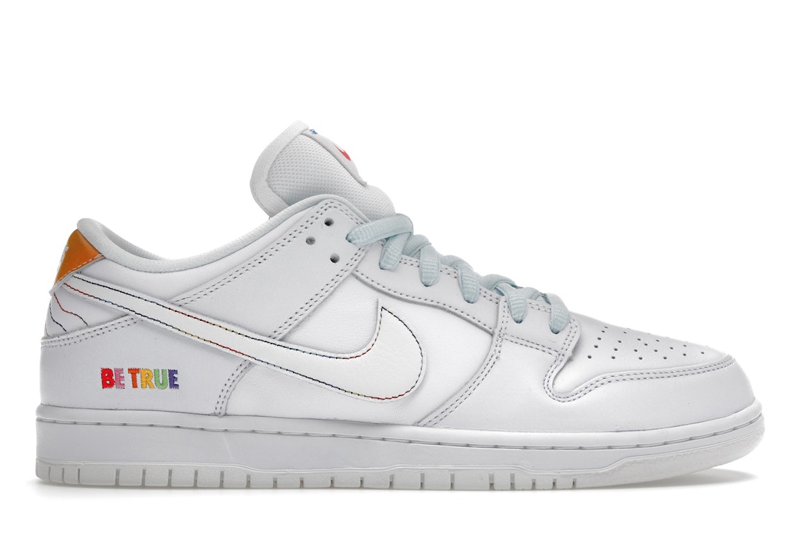 Pre-owned Nike Sb Dunk Low Pro Be True In White/multi