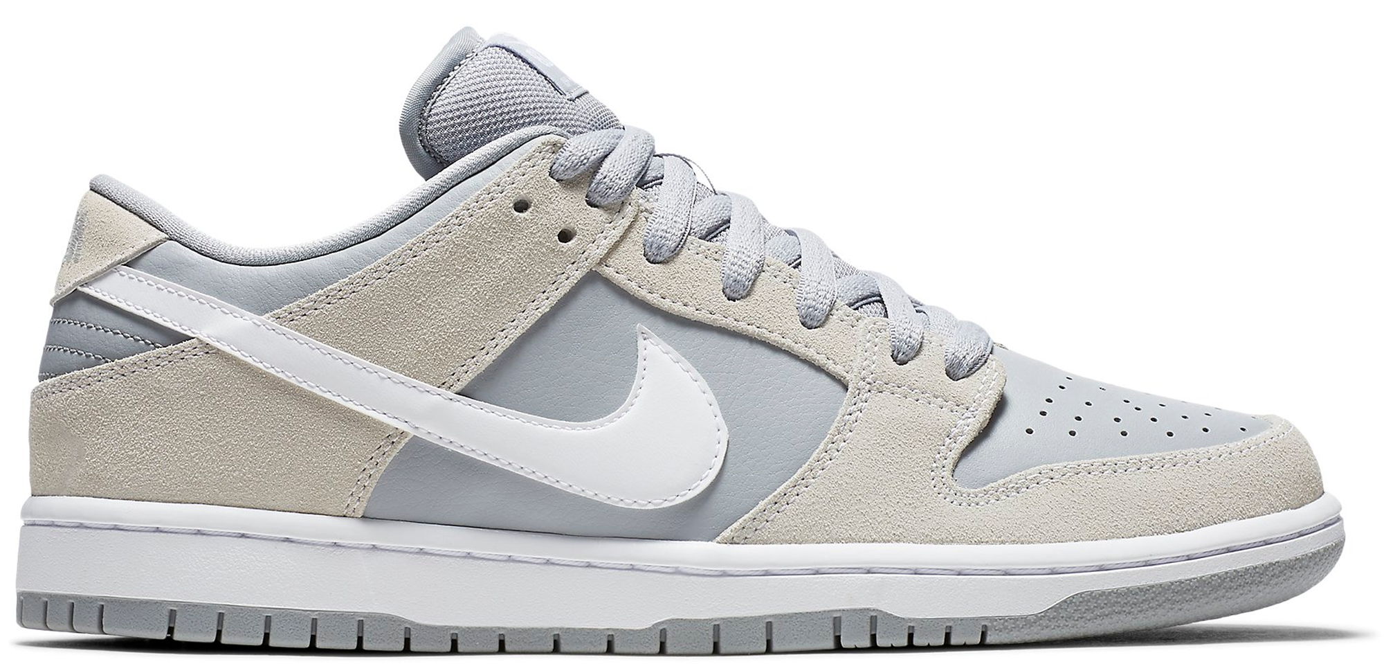 nike dunks grey and white