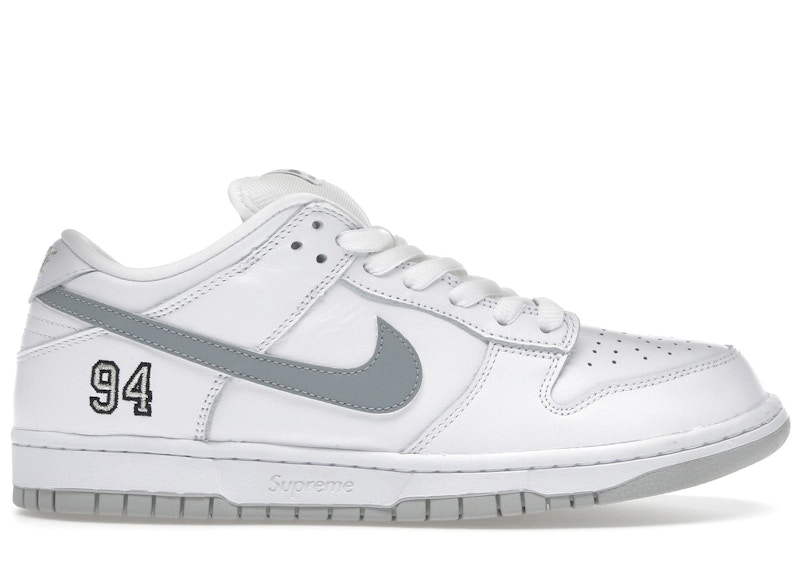 【27cm】Supreme × Nike SB Dunk Low White Supreme x Nike SB Dunk Low 