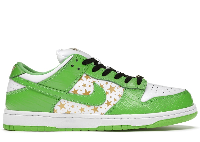 Nike SB Dunk Low Supreme Stars Mean Green (2021) Men's - DH3228