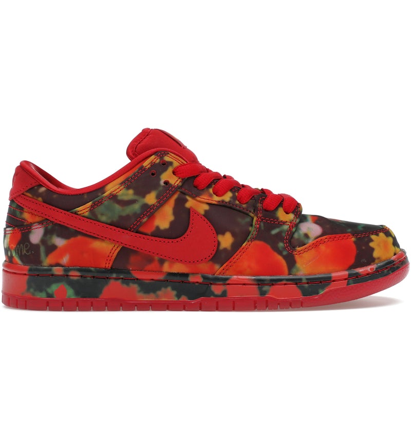 Nike SB Dunk Low The Wizard of Oz Poppy Field Men's FZ1291-600 US