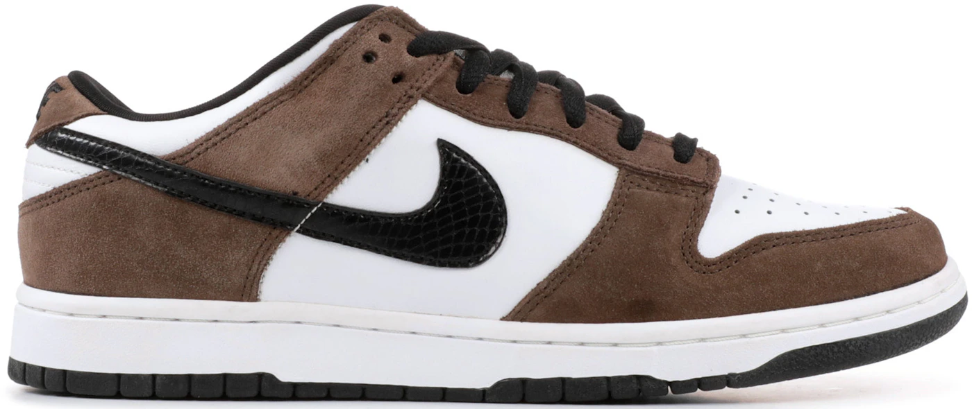 Inscribirse Escribe email Quien Nike SB Dunk Low White Black Trail End Brown - 304292-102 - US