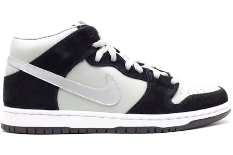 Nike SB Dunk Mid Black Silver Men s 314383 009 US