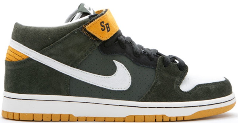 nike sb dunk mid green