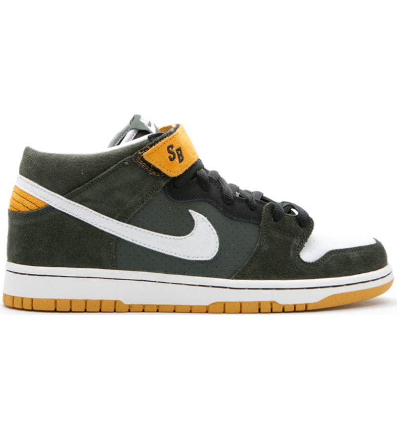 Nike SB Dunk Mid Green Bay Packers Men's 314383-311 US