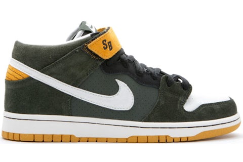 Nike dunk mid verdes on sale