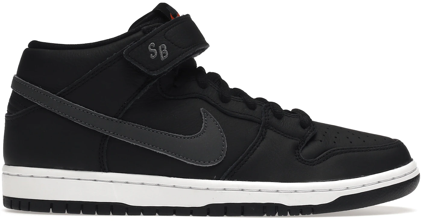 Nike SB Dunk Mid ISO Orange Label Black Dark Grey - CV4283-001 -