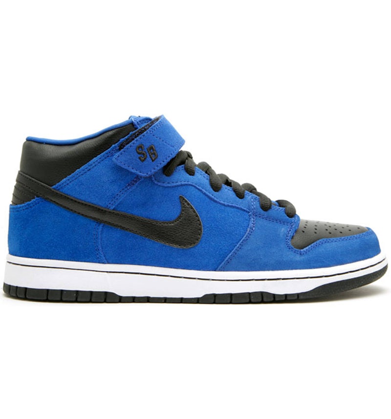 Nike SB Dunk Mid Royal Blue Black Men s 314383 402 US