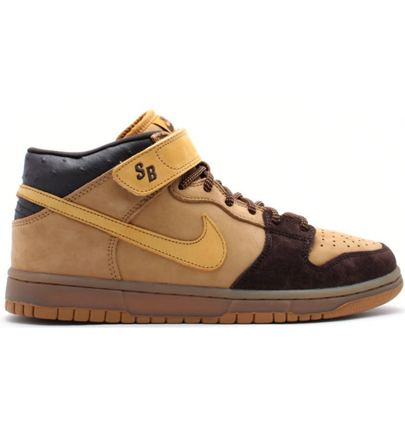 Nike sb dunk mid brun on sale