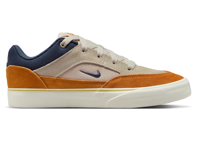 Pre-owned Nike Sb Malor Thunder Blue Sneakers In Light Orewood Brown/monarch/sail In Multi
