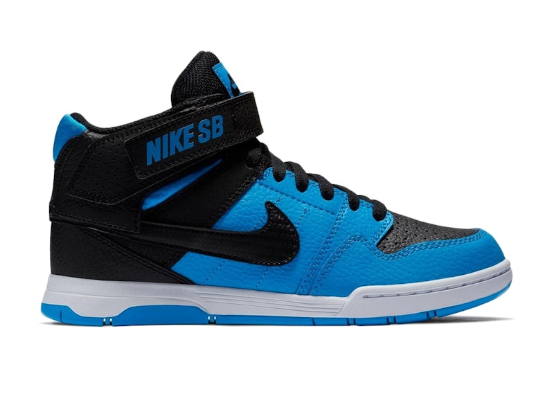 Nike SB Mogan Mid 2 Blue Black White GS Kids 645025 404 US