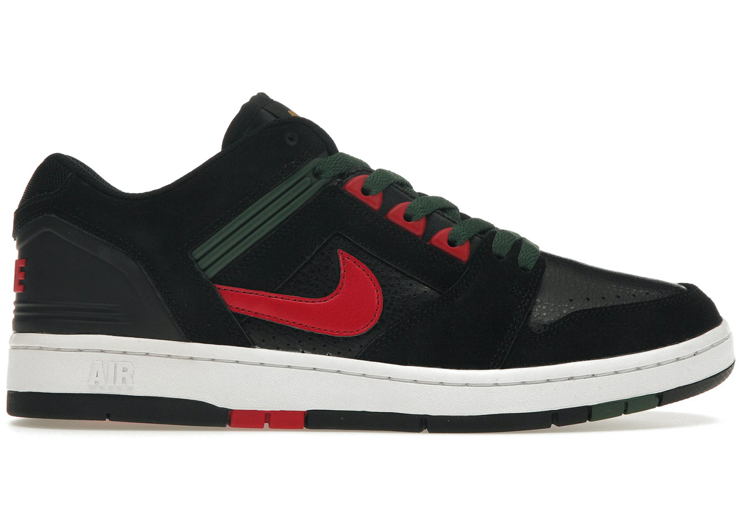 Center Thoroughly Joint selection Nike SB Air Force 2 Low Black Gucci - AO0300-002 - US