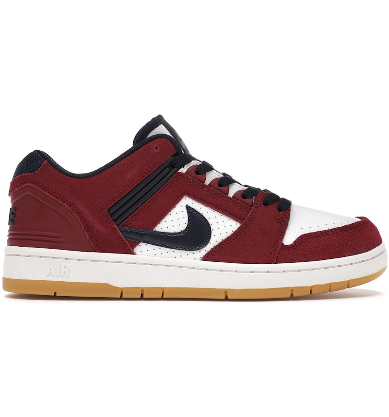 Nike SB Air Force Low Team Red Obsidian Men's AO0300-600 US