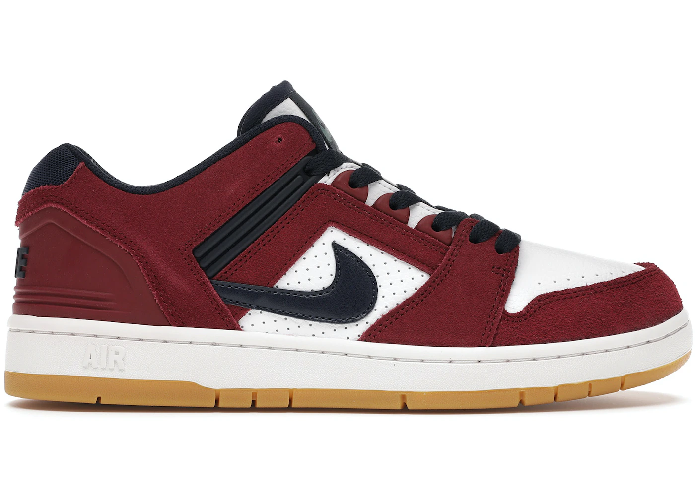 Fruity chop Spelling Nike SB Air Force 2 Low Team Red Obsidian - AO0300-600 - US