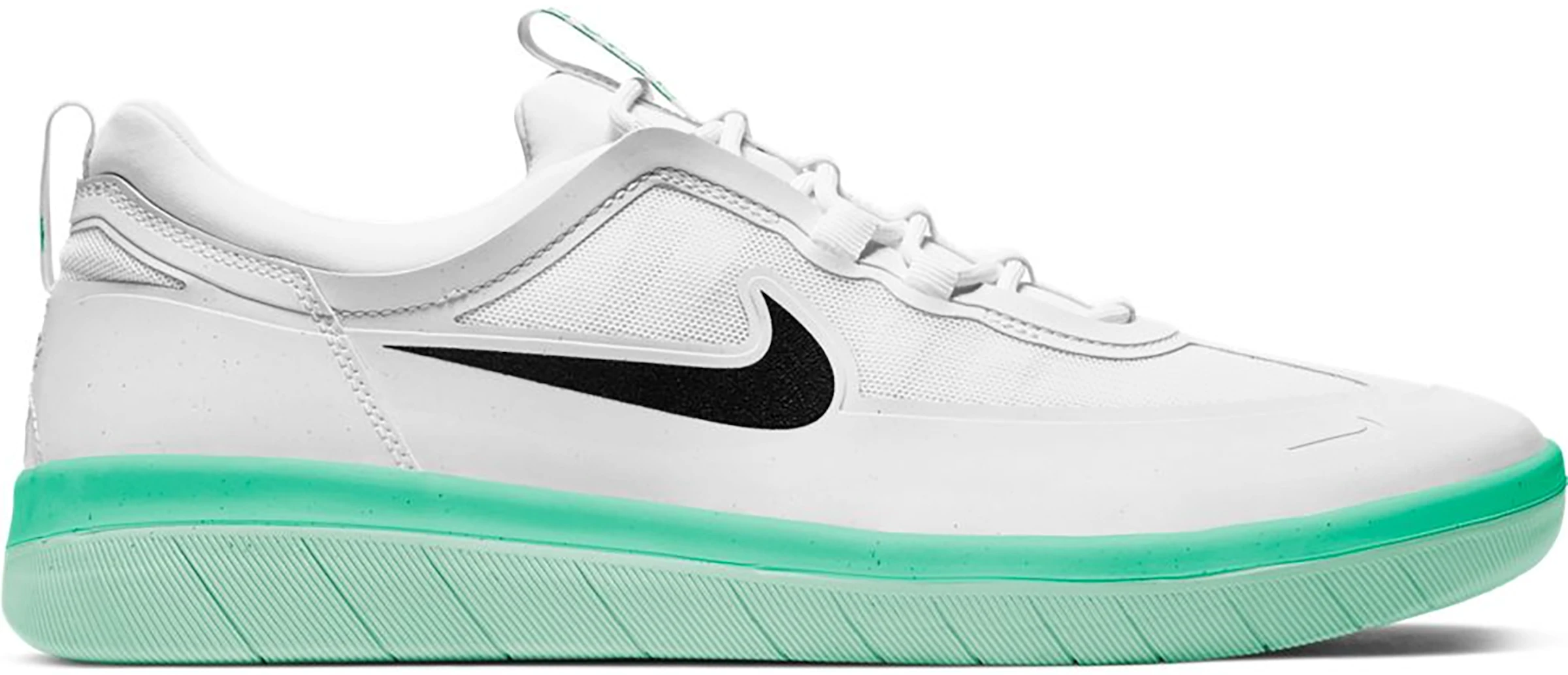 Nike Nyjah Free 2 White Black Green Glow - BV2078-104 - ES