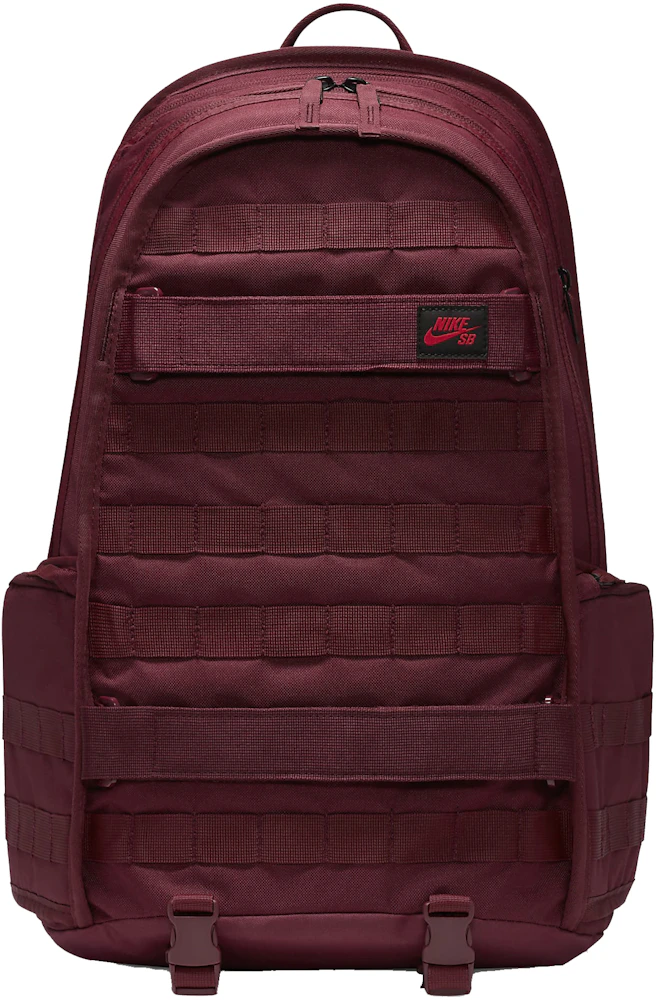 Lada creativo Nacarado Nike SB RPM Skate Backpack Dark Beetroot/Dark Beetroot/Light Crimson in  Polyester - ES