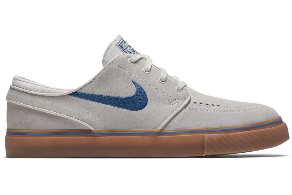 Nike sb janoski ivory blue  and  gum skate shoes Clearance