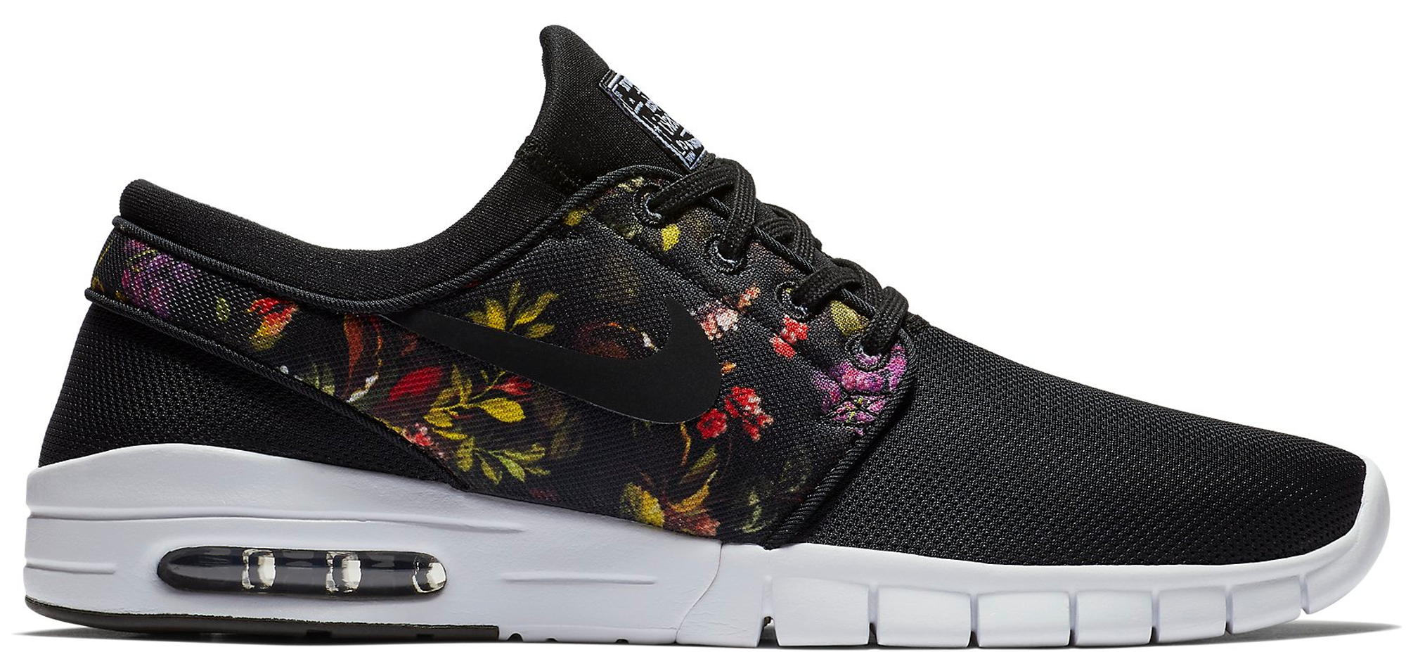 nike sb janoski air max black & floral shoes
