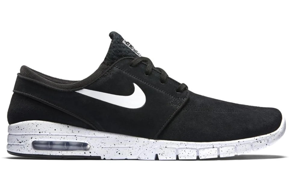 Nike SB Stefan Janoski Max Leather Black White Men's - 685299-002 - US