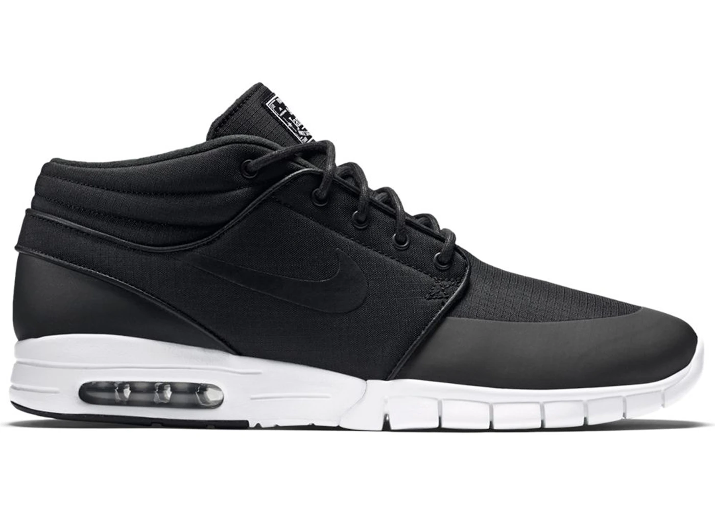 Nike SB Stefan Janoski Max Mid Black White Men s 807507 001 US