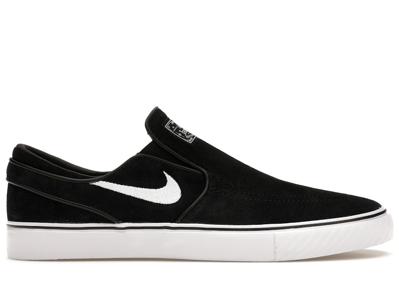 Pre-owned Nike Men's  Sb Stefan Janoski+ Slip Sneakers In Black/white
