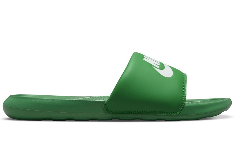 Blue and discount green nike slides