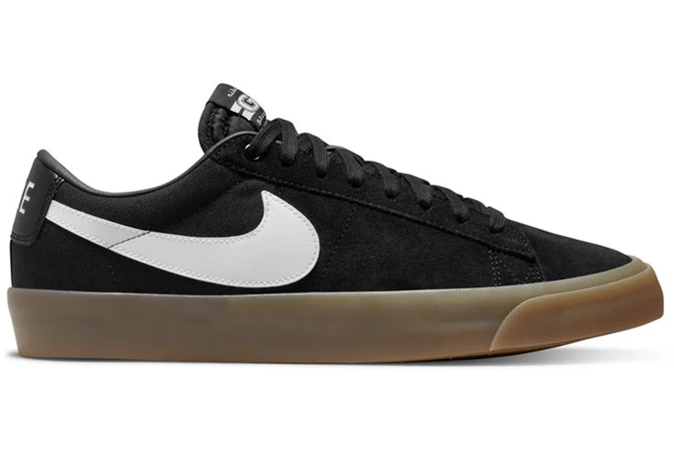 Nike SB Zoom Blazer Low GT Black White Gum - DC7695-004 - US