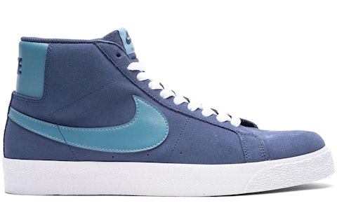 Nike SB Zoom Blazer Mid Mid Night Azul marino Noise Aqua Hombre