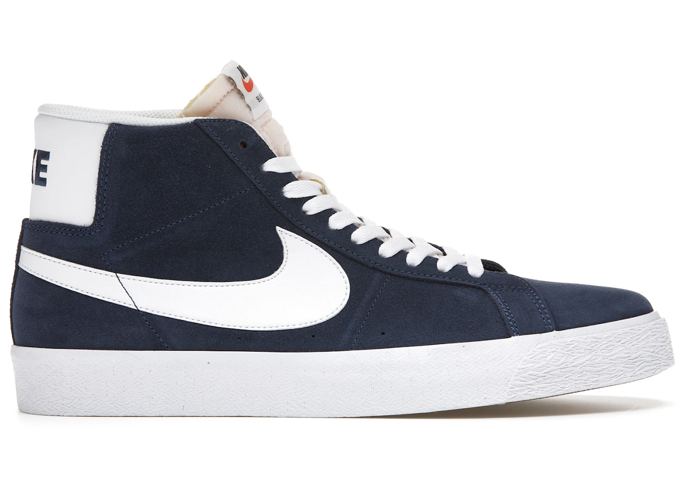 Nike SB Zoom Blazer Mid Navy White Men's - 864349-401 - US