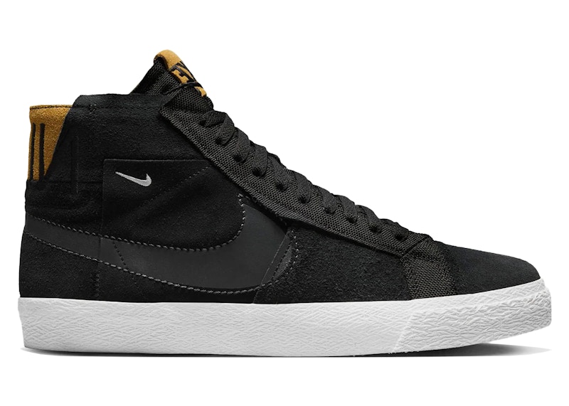 Nike SB Zoom Blazer Mid Premium Black Patchwork Men's
