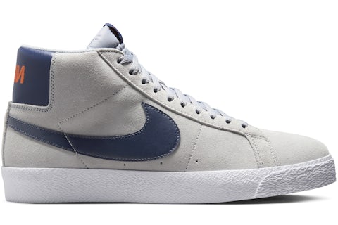 Nike Sb Blazer High Gris Nike SB Zoom Blazer Mid Gris Lobo Blanco