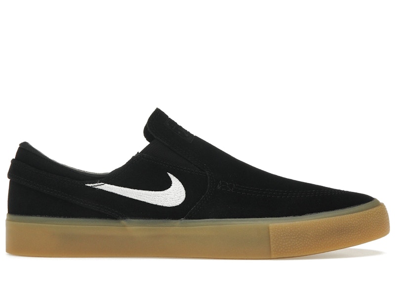 Nike janoski slip sales on all black