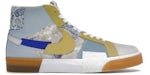 Nike SB Zoom Blazer Mid Premium Blumen-Paisleymuster Blau