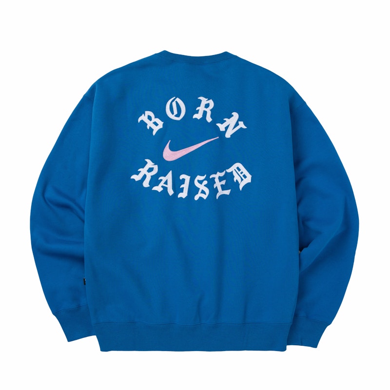 Nike SB Born X Raised Crewneck Sweatshirt Blue