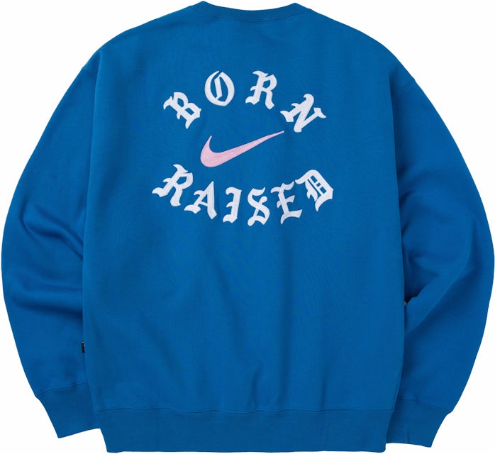 Nike SB Born x Raised Crewneck Sweatshirt Blue