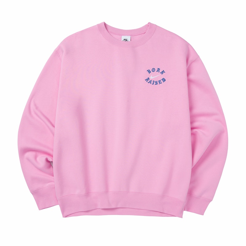 Nike SB Born X Raised Crewneck Sweatshirt Pink Men's - FW23 - US