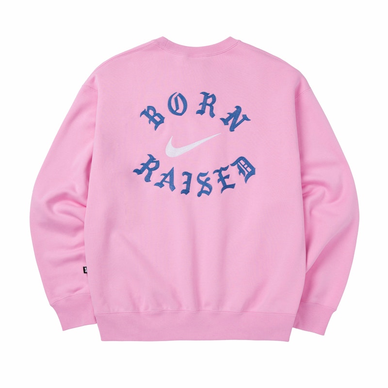 Nike SB Born X Raised Crewneck Sweatshirt Pink Men's - FW23 - GB