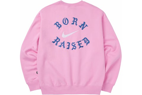 Nike SB Born X Raised Crewneck Sweatshirt Pink Men's FW23 US