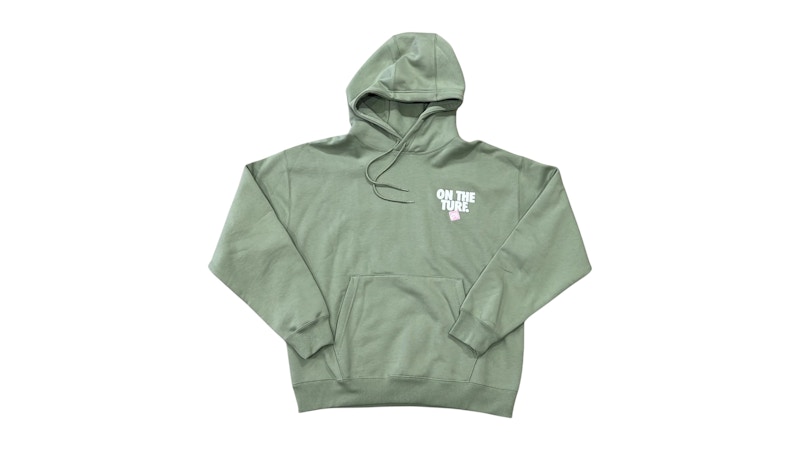 Pre-owned Nike Sb X Born X Raised On The Turf Hoodie In Olive Aura In Green
