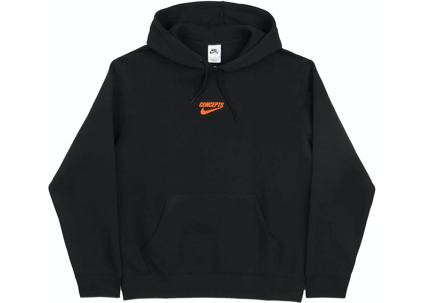 Nike SB x Concepts Hoodie (Asia Sizing) Black/Orange Men's - SS23 - US