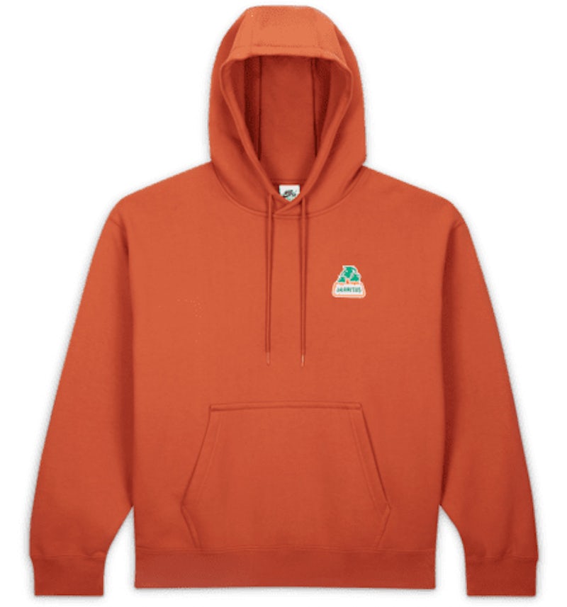 Nike SB x Jarritos Fleece Hoodie Dark Russet Men's SS23 US
