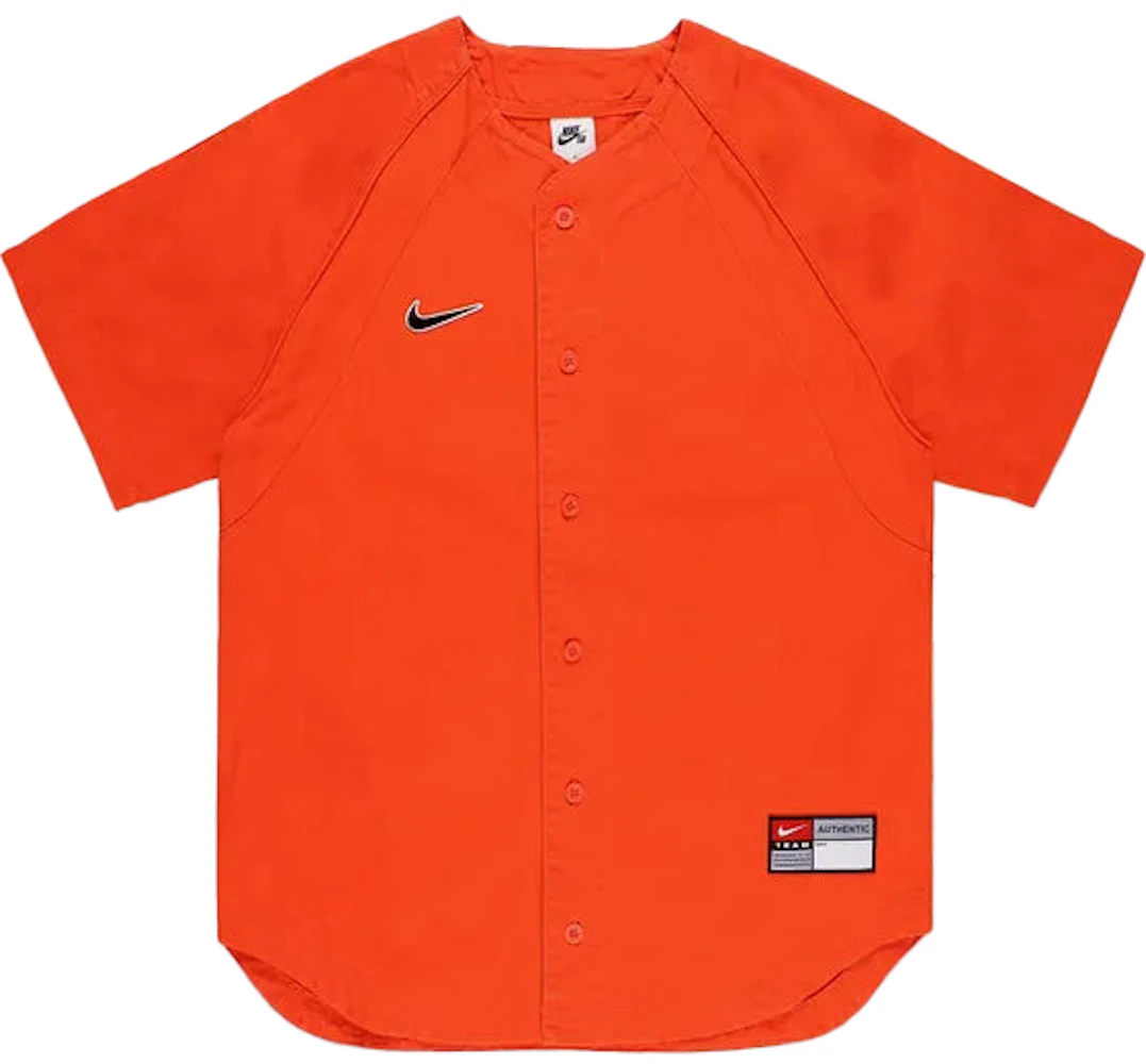 Nike SB x MLB Skate Baseball Jersey Team Orange Men's - SS22 - US