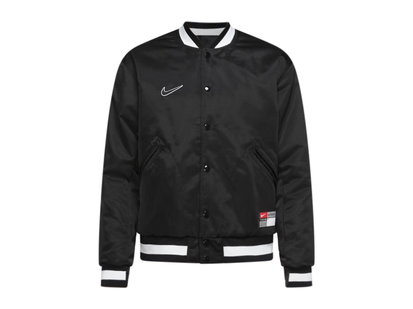 Nike SB x MLB Varsity Skate Jacket Black/Black/White/White Men's