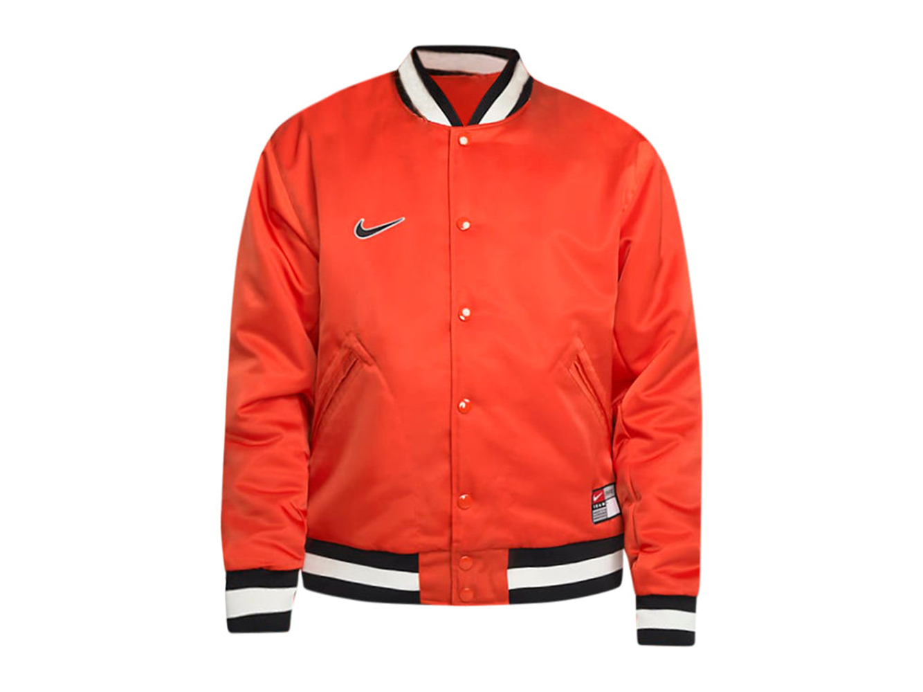 Nike SB x MLB Varsity Skate Jacket Team Orange/Black/Sail/White
