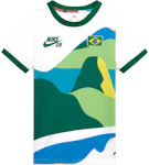 Nike SB x Parra Brazil Federation Kit Crew (Youth) Jersey White/Clover