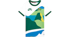 Nike SB x Parra Brazil Federation Kit Crew (Youth) Jersey White/Clover
