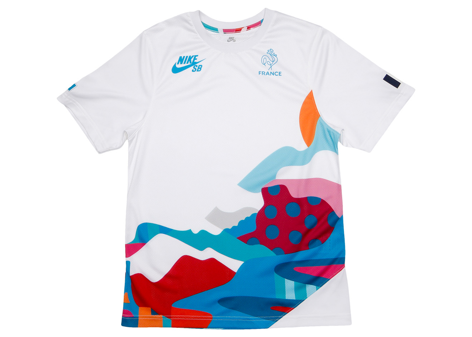 Nike SB x Parra France Federation Kit Crew Jersey White/Neptune