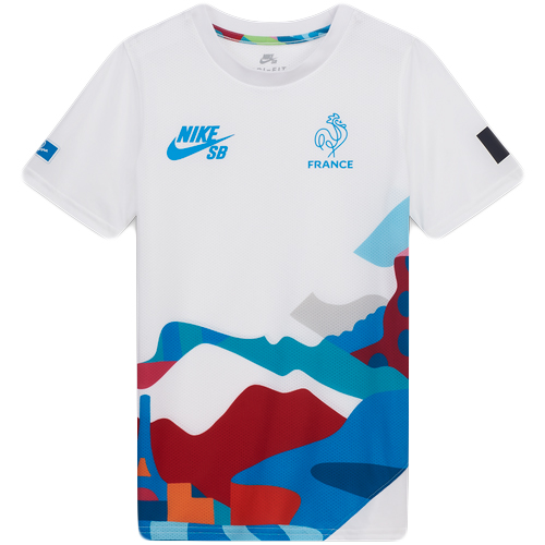 Nike SB x Parra Japan Federation Kit Crew Jersey White/Black Men's